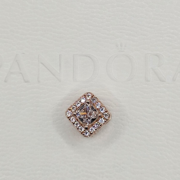 🎁Authentic Pandora ROSE GEOMETRIC CHARM - Picture 1 of 10